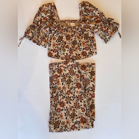 Julliet THE TOPANGA PEASANT TOP And Pants IN OONA Large - Picture 1 of 11